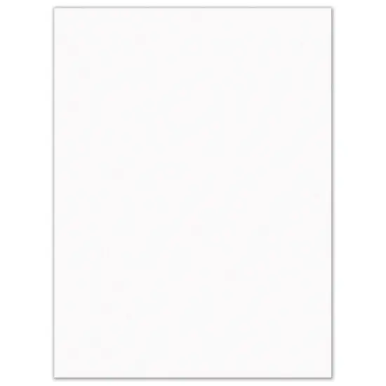 Construction Paper, Bright White, 9" x 12", 50 Sheets Per Pack, 10 Packs {2}