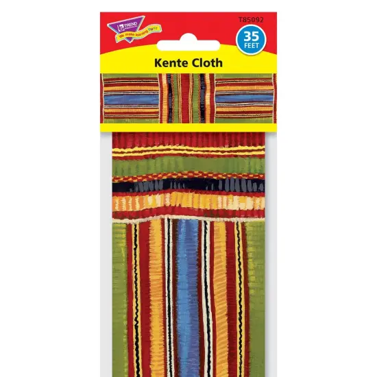 Kente Cloth Bolder Borders&reg;, 35.75' Per Pack, 6 Packs {3}