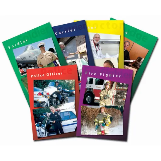 Community Helpers Real Life Learning Poster Set, Set of 6 {1}
