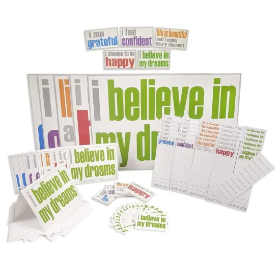 Confidence Ultra Booster Set, Posters, Magnets, Notes, Page Keepers, Note Cards, 150 Pieces {1}