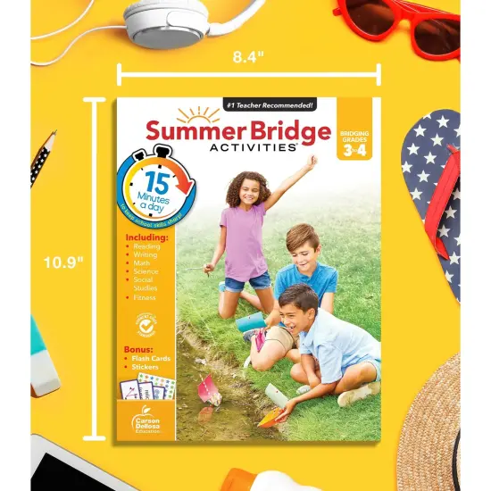 Summer Bridge Activities&reg; Workbook, Grade 3-4, Paperback {4}