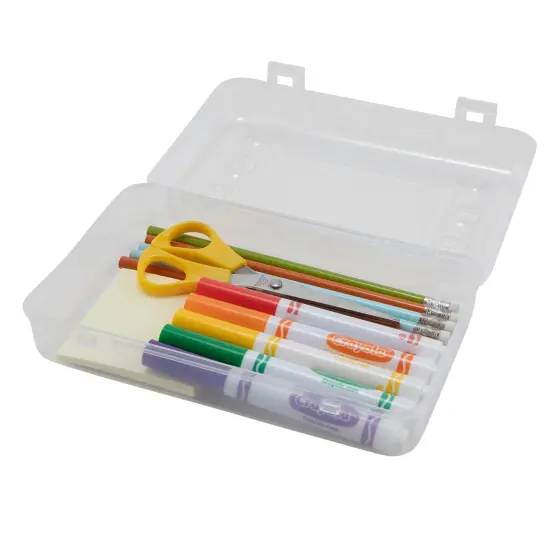 Pencil Box Clear, Pack of 6 {5}