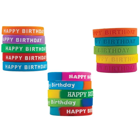 Happy Birthday Wristband Classroom Super Pack, Pack of 30 {1}