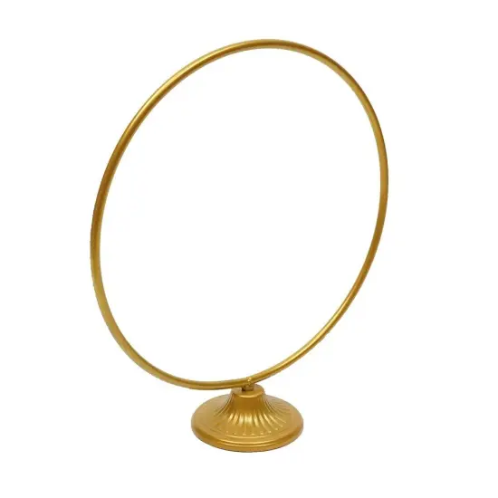 19.6" Metal Floral Hoop Table Centerpiece Ring {3}