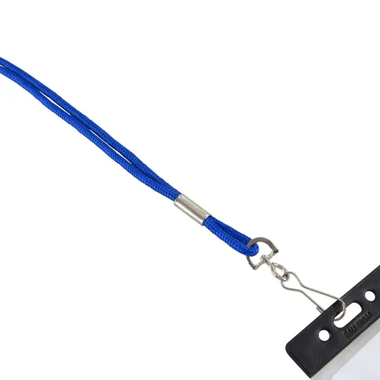Standard Lanyard Hook Rope Style, Blue, Pack of 24 {4}