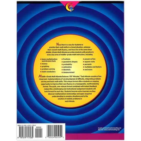 Middle-Grade Math Minutes Book {3}