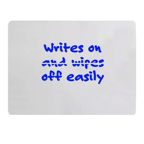 Two-Sided Dry Erase Board, 5" x 7", White, Pack of 12 {3}