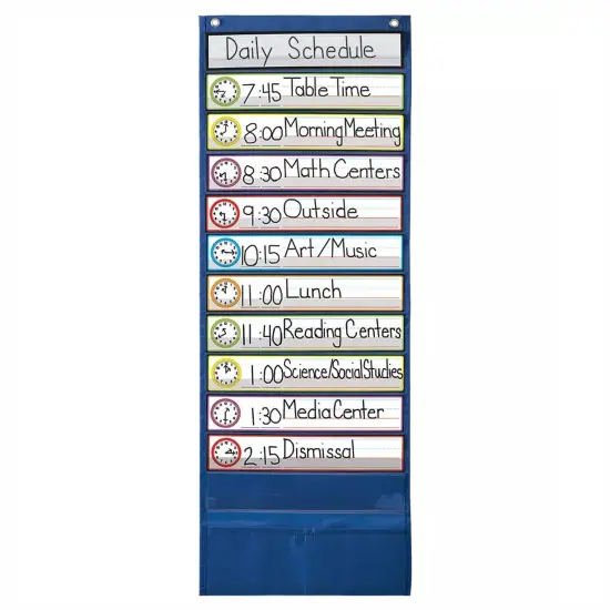Deluxe Scheduling Pocket Chart {2}
