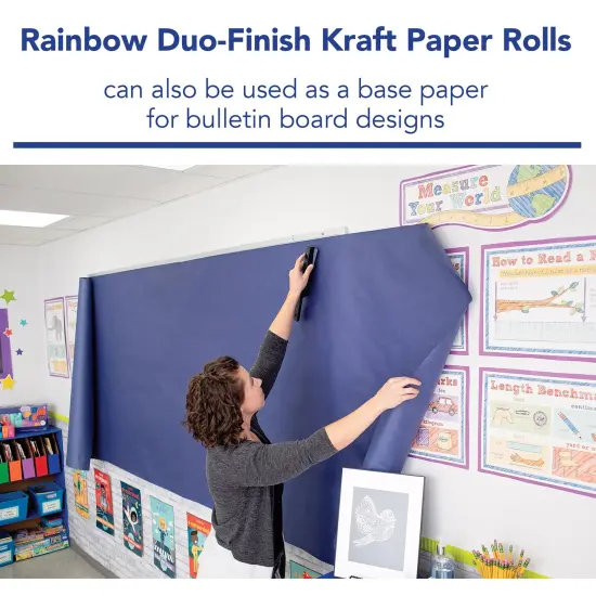 Colored Kraft Duo-Finish&reg; Paper, Royal Blue, 36" x 1000', 1 Roll {3}