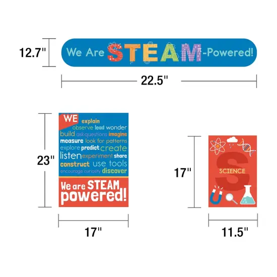 STEAM Bulletin Board Set, 22 Pieces {3}