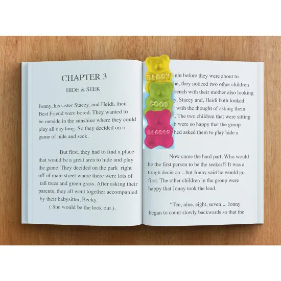 Beary Good Reader Gummy Bear Scented Bookmarks, 24 Per Pack, 3 Packs {3}