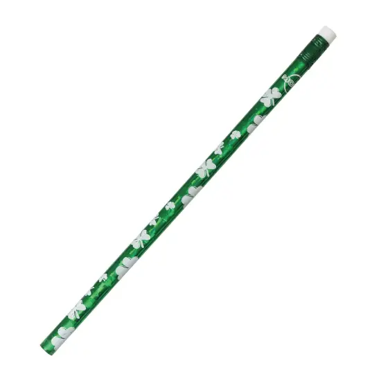 Shamrock Glitz Pencils, 12 Per Pack, 12 Packs {2}