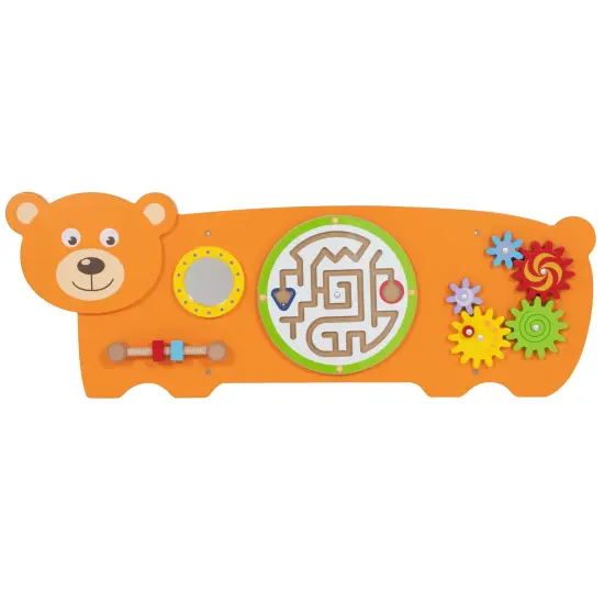 Bear Activity Wall Panel - 18m+ - Toddler Activity Center {1}