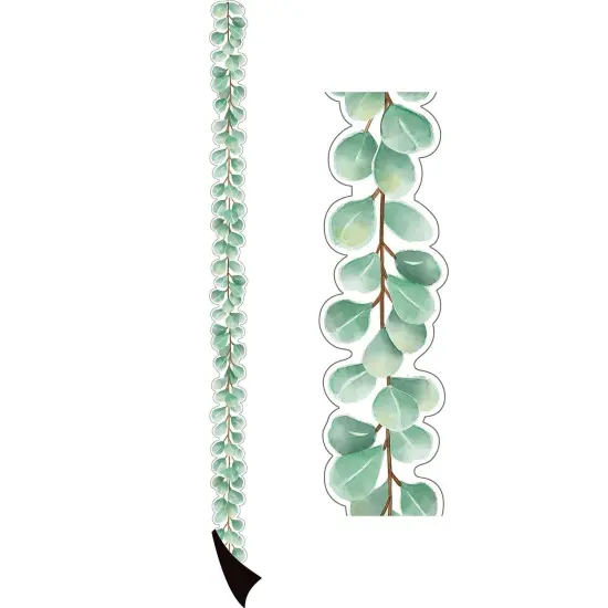 Eucalyptus Die-Cut Magnetic Border, 24 Feet Per Pack, 2 Packs {2}