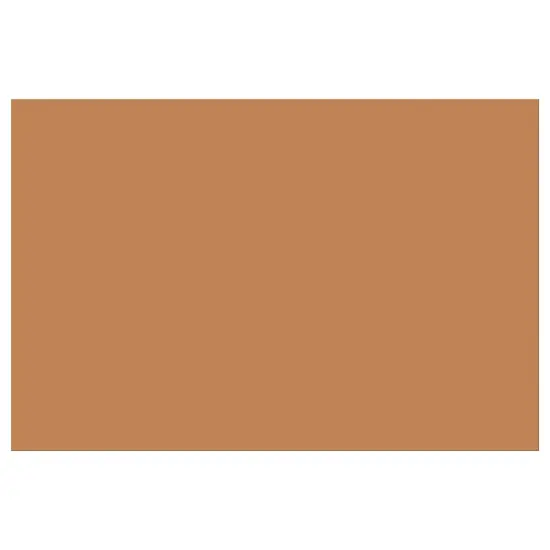 Construction Paper, Brown, 12" x 18", 50 Sheets Per Pack, 5 Packs {4}