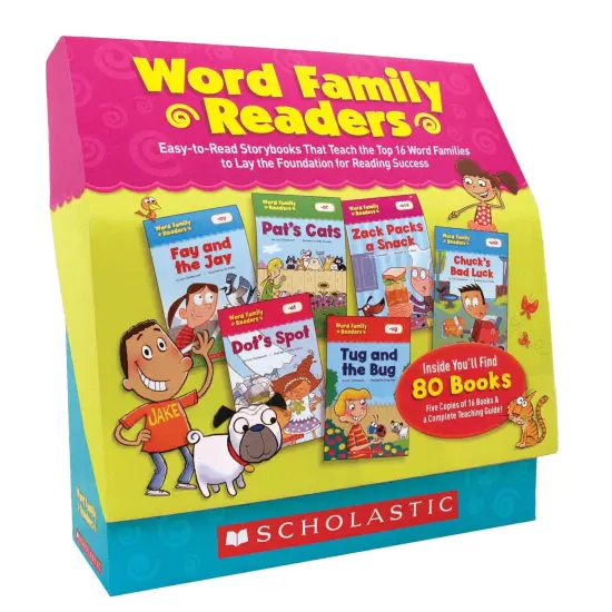 Word Family Readers Book Set, 5 Copies of 16 Titles {1}
