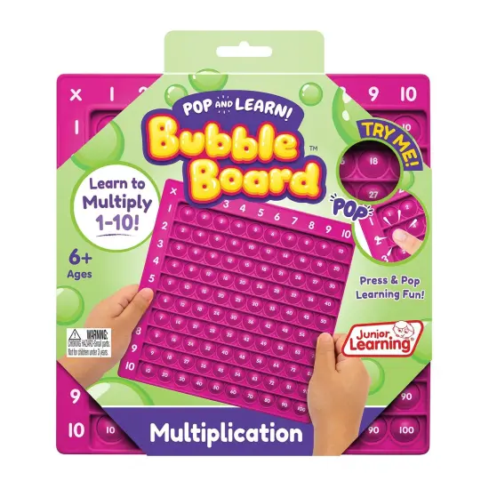 Multiplication Pop and Learn&trade; Bubble Board {1}