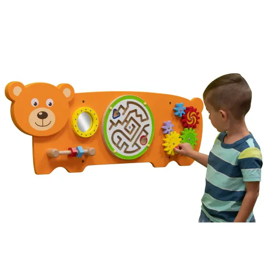 Bear Activity Wall Panel - 18m+ - Toddler Activity Center {2}