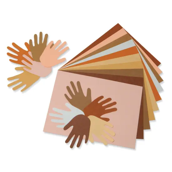 Shades of Me Construction Paper, 5 Assorted Skin Tone Colors, 9" x 12", 50 Sheets Per Pack, 5 Packs {2}