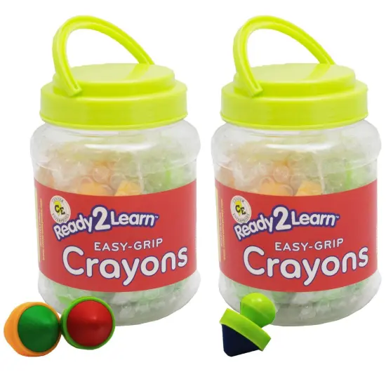 Easy Grip Crayons - 6 Per Set - 2 Sets {1}