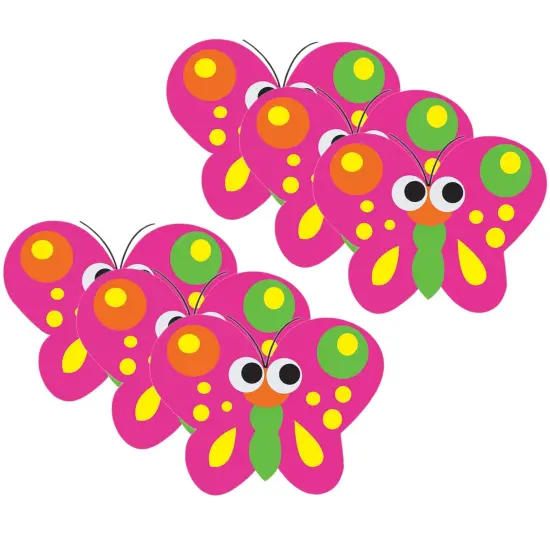 Magnetic Whiteboard Eraser, Butterfly, Pack of 6 {1}
