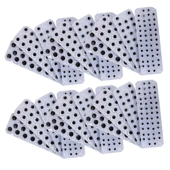 Peel & Stick Wiggle Eyes Black, Assorted Sizes, 137 Per Pack, 6 Packs {1}