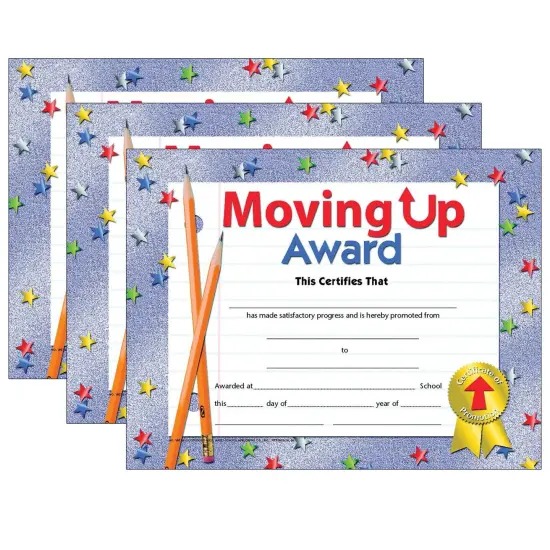Moving Up Award, 30 Per Pack, 3 Packs {1}