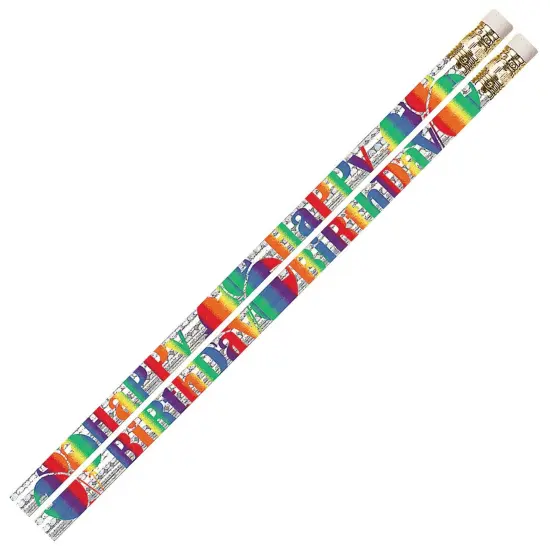 Birthday Blitz Motivational Pencils, 12 Per Pack, 12 Packs {2}