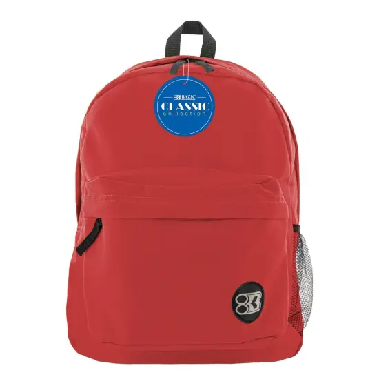 Classic Backpack 17" Red, Pack of 2 {2}