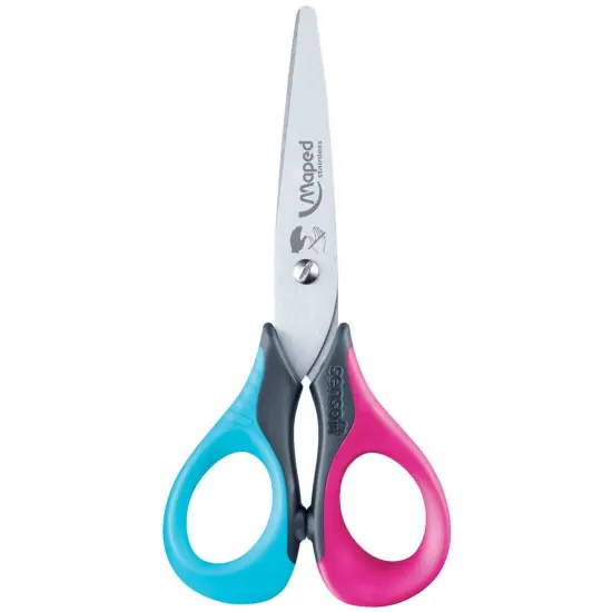 5" Sensoft Scissors with Flexible Handles - Lefty, Pack of 12 {2}