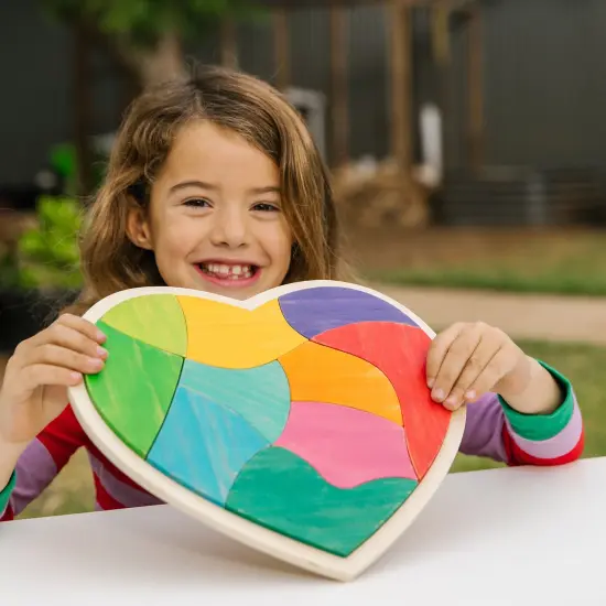 Heart Full of Colors Puzzle {3}