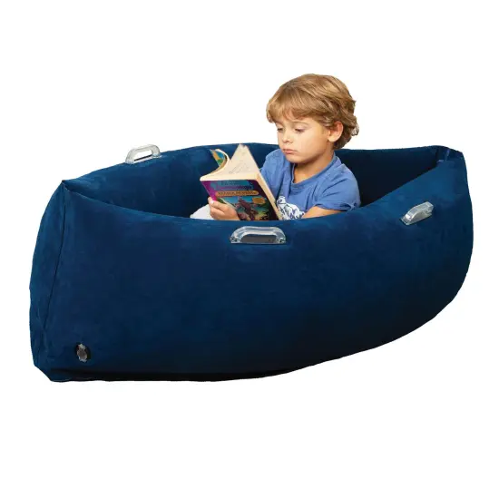 Comfy Hugging Peapod Sensory Pod, 48", Ages 3-6 Up to 4 Feet Tall, Blue {3}