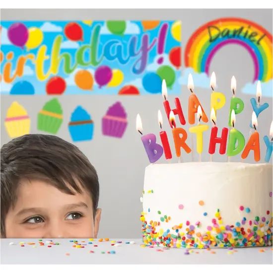 Rainbow Birthday Learning Set {6}