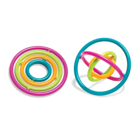Gyrobi, Plastic Ring Fidget Toy, Pack of 6 {2}