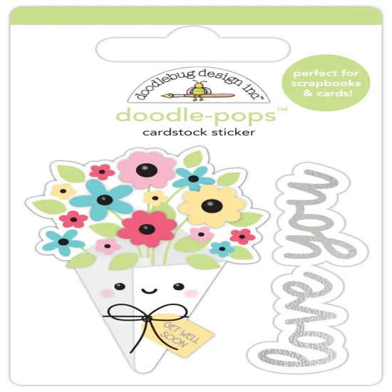 Doodlebug Doodle-Pops 3D Sticker-Love You Bunches {1}