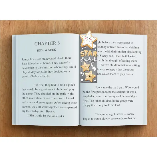 Star Cookies Sugar Cookie Scented Bookmarks, 24 Per Pack, 3 Packs {5}