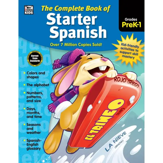 The Complete Book of Starter Spanish Workbook, Grade Preschool-1, Paperback {1}