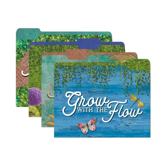 Curiosity Garden File Folders, 4 Per Pack, 6 Packs {1}