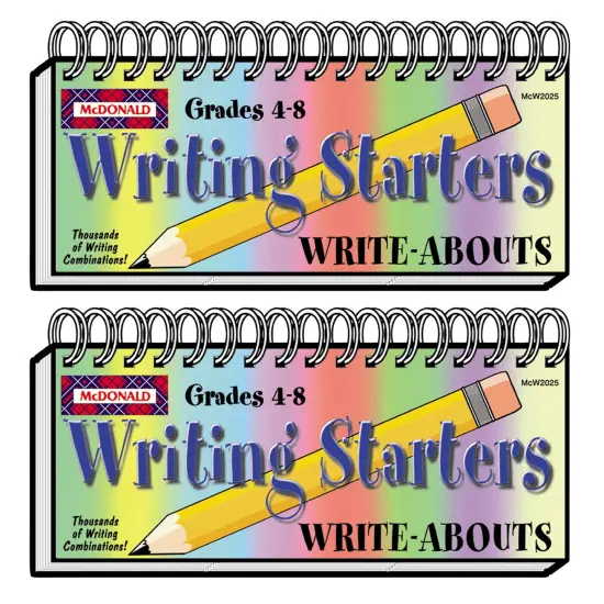 Writing Starters Write-Abouts, Grade 4-8, Pack of 2 {1}