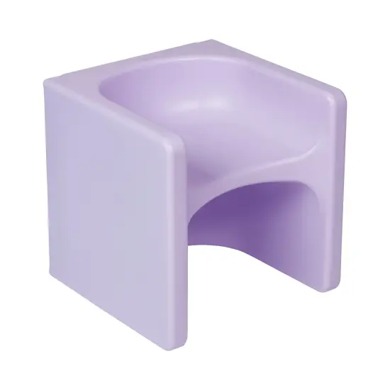Tri-Me 3-In-1 Cube Chair, Kids Furniture Light Purple {1}