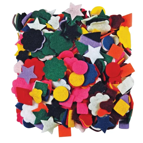 Felt Shapes, Pack of 500 {1}