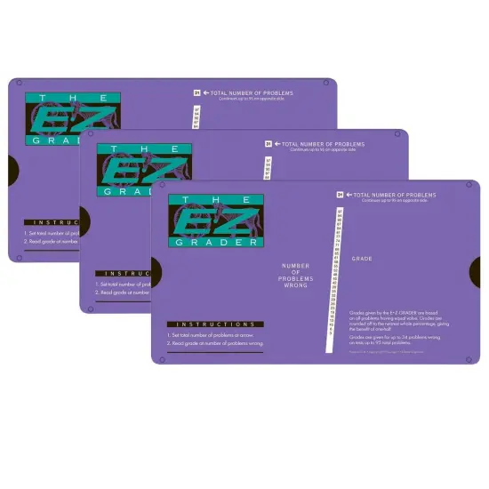 E-Z Grader, Purple, Pack of 3 {1}