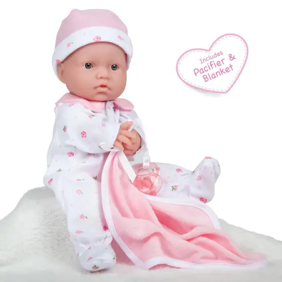 La Baby Soft 11" Baby Doll, Pink with Blanket, Caucasian {3}