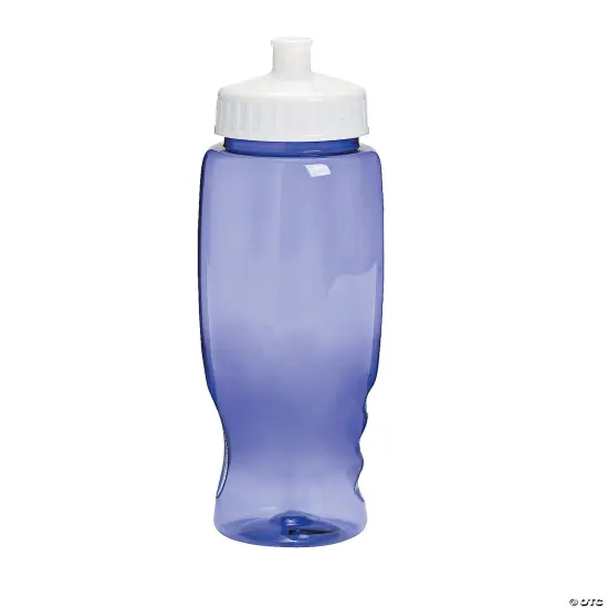 27 oz. Bulk 50 Ct. Clear Plastic Water Bottles Purple {5}
