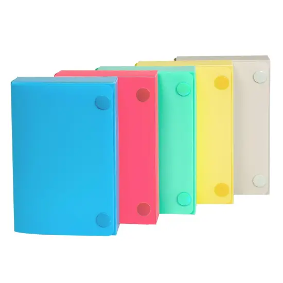 Index Card Case, 3" x 5", Assorted, Pack of 24 {5}