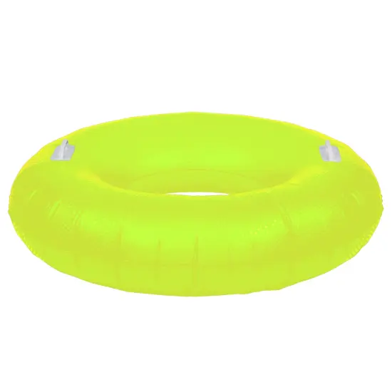 Northlight 42" Yellow Sparkle Inflatable Swimming Pool Tube Ring Float Multicolor {5}
