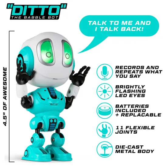 Force1 Ditto Mini Voice Changer Robot Toy for Kids {5}