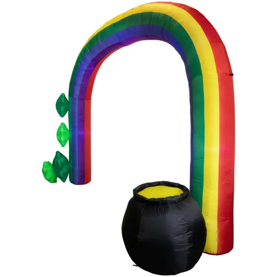 Northlight Lighted Inflatable St. Patrick's Day Rainbow Outdoor Decoration - 13' Multi {4}