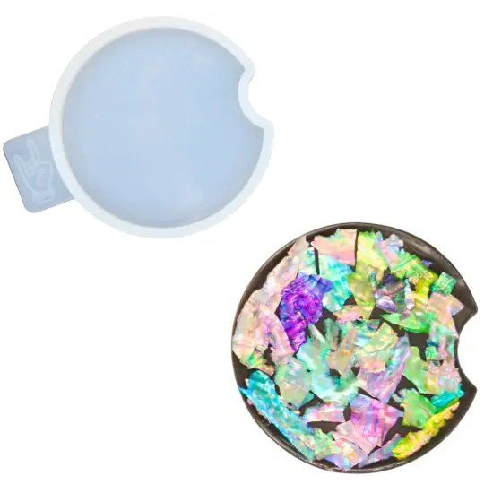 Resin Rockers Exclusive Plain Blank Car Coaster Mold for UV and Epoxy Resin Art {1}