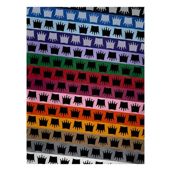 Crown King Queen Princess Satin Ribbon for Bows Gift Wrapping - 1" - 3 Yards White Ribbon {1}